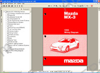 Mazda MX 3 Workshop Manual, Repair Manual, Service Manual, Wiring Diagrams,  engine & transaxle workshop manual.