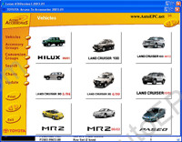Toyota Accessories original accessories catalogue Toyota Avensis Verso, Avensis, LandCruiser, LandCruiser Prado, Camry, Celica, HiAce, HiLux, MR2 Roadster, Rav 4, Yaris, Yaris Verso