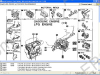 Mazda electronic spare parts catalogue