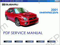 Subaru Impreza 1993-2008 service manual, repair manual Subaru Impreza, electrical wiring diagrams, maintenance, specification