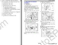 Subaru Forester 2001-2008 service manual, repair manual Subaru Forester, electrical wiring diagrams, maintenance, specification