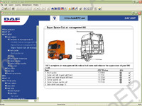 Daf electronic spare parts and accessories catalogue