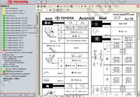Toyota Avensis 2003-2008 Service Manual (01/2003-->10/2008), repair manual, service manual, workshop manual, maintenance, electrical wiring diagrams, body repair manual Toyota Avensis