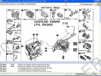 Mazda General RHD electronic spare parts catalogue of all cars Mazda produced on (Asia) market