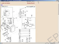 Terex Backhoe Loaders 820/860/970/TX760/TX860/TX870 electronic spare parts catlogue, parts manuals.