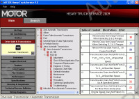 Motor Heavy Trucks Service 2009 workshop service manual for trucks, electrical wiring diagram, engine repair manual