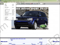 Land Rover 2011 spare parts catalog Land Rover (Defender, Range Rover, Freelander, Range Rover Sport, and etc) all models aviable, price included