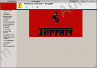 Ferrari 612 Scaglietti The description of technology of repair and service information, PDF.