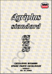 Carrado Agriplus, Agriup Spare parts catalog Carrado - Agriplus, Agriup, parts book, parts manual for Agriplus standart - 65, 75, 85