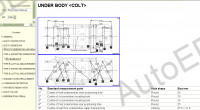 Mitsubishi Colt 2009 Service Manual service manual, repair manual Mitsubishi Colt, electrical wiring diagrams, body repair manual, 2009
