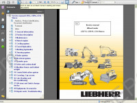 Liebherr L507S - L509S - L514Stereo Wheel Loader Service Manual workshop service manual Liebherr L507S - L509S - L514Stereo, electrical wiring diagram, hydraulic diagram, operator's manual