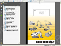 Liebherr PR711C-751 Crawler Dozers Service Manual workshop service manual Liebherr PR711C-751, electrical wiring diagram, hydraulic diagram, operator's manual crawler dozers