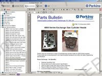 Perkins SPI2 electronic spare parts catalogue contains service and parts infrmation Perkins