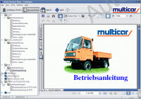 MultiCar spare parts catalogue, service manuals, repair manuals Multicar