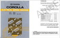 Toyota Corolla 10/2001-->02/2007, New Car Features, Repair Manual, Electrical Wiring Diagrams, Body Repair Manual, Service Data Sheet.