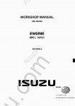 Isuzu Engine 8PE1 and 10PE1 models repair manual for Isuzu Engines 8PE1 and 10PE1 models, C&E Series. PDF