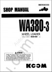 Komatsu Wheel Loader WA380-1 Shop Manual for Komatsu Wheel Loader WA380-1, PDF