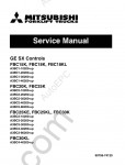 Mitsubishi Engine GE SX Controls Service manual for GE SX Controls