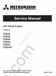 Mitsubishi Engine S4S Service manual for MMC diesel engine S4S