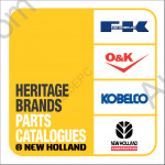 New Holland CE Heritage Brands spare parts catalog for New Holland, Fiat Kobelco, O&K, Kobelco, New Holland Constructions