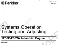 Perkins Engine 1206E Workshop service manual for Perkins diesel engine 1206E