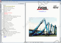 Fuchs / Terex parts and operator manuals, electrical, hydraulic schematics.