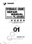 Tadano Truck Crane TL-250EG-31 Tadano Truck Crane TL-250EG-31 service manual