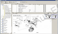Terex Schaeff SKL 823,833,843,853,863,873 electronic spare parts identification catalogs + operating instructions