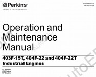 Perkins Engine 403F, 404F Perkins Service Manual 403F, 404F