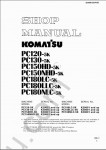 Komatsu Hydraulic Excavator PC120-5K, PC130-5K, PC150-5K, PC180-5K Komatsu Hydraulic Excavator Shop Manual and Operation Manual - Komatsu Hydraulic Excavator Komatsu Hydraulic Excavator PC120-5K, PC130-5K, PC150-5K, PC180-5K