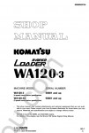 Komatsu Wheel Loader WA120-3, WA120-3(EU), WA120-3CS, WA120L-3MC Shop Manual for Komatsu Wheel Loader Avance WA120-3, PDF