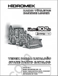 Hidromek spare part catalogs, Hidromek service manual, Hidromek wiring diagrams, Hidromek operation and maintenance manuals