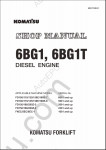 Isuzu Engine 4BG1T, AA-6BG1 BB-4BG1T, BB-6BG1T workshop manual for Isuzu Industrial Diesel Engine AA-4BG1T, AA-6BG1, BB-4BG1T, BB-6BG1T