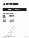 Mitsubishi Engine 6D16-TL Diesel Engine Service manual for MMC diesel engine 6D16-TL Diesel Engine