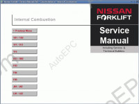 Nissan ForkLift Service Manual 2013 workshop service repair manuals and Nissan Forklifs wiring diagrams. Service & Technical Bulletins.