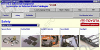 Toyota Industrial Equipment 2021 (ver 2.27) original spare parts catalog for Toyota ForkLifts and Toyota LiftTrucks