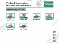 Vogele Electronic spare parts catalog, service manual, wiring diagrams and operation manuals. PDF