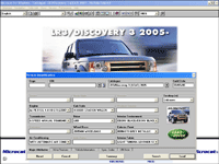 Electronic spare parts catalogue Land Rover