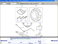 Electronic spare parts catalogue Land Rover