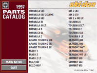 Bombardier Ski-Doo 1996-1997 spare parts catalog BRP Ski Doo, repair manual, maintenance, wiring diagrams, specifications