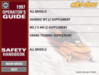 Bombardier Ski-Doo 1996-1997 spare parts catalog BRP Ski Doo, repair manual, maintenance, wiring diagrams, specifications