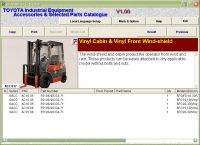 Toyota Industrial Equipment v1.61 2010 Toyota Industrial Equipment v1.61 spare parts catalog, parts book, parts manual for toyota forklift trucks engine, electric, lift trucks