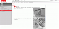 Same SDF e-Parts spare parts catalog, workshop service manual, wiring diagram, maintenance agriculture equipment Same