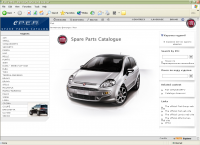 Fiat, Fiat Commercial, Lancia,  Abarth, Alfa Romeo ePER electronic spare parts catalogue