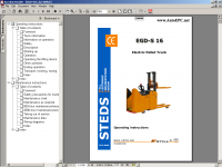 STILL STEDS 8.10 spare parts catalog Still froklift truck, service manual, repair manual, maintenance, specifications, presented electric forklift trucks, diesel and lp gas trucks, warehouse handling equipment, platform trucks and tractors Still