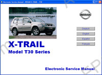Nissan X-Trail - T30  2000-2006, workshop manual, service manual, repair manual, maintenance, electrical wiring diagrams, body dimensions