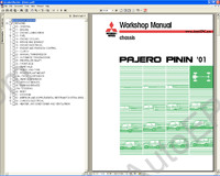 Mitsubishi Pajero Pinin 2000-2003, repair manual and service manual, diagnostics, bodywork and other repair information for MMC Pajero Pinin.