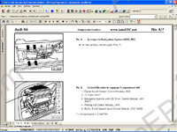Audi - ELSA 5.2 dealer service manual, repair manual, maintenance operation, diagnostics, body repair, electrical wiring diagrams Audi, flat rates, presented all models cars Audi