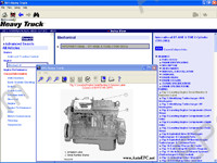 Mitchell On Demand5 Heavy Trucks Edition service & repair manuals, electrical wiring diagrams, for heavy trucks 1983-2004: maintenance, wiring diagrams, diagnostics, labour times, spare parts, diagnostic trouble codes DTC, technical service bulletins