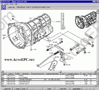 ZF Elcat Elcat 3.8, electronic spare parts catalogue ZF: transmission ZF, Gearbox ZF, and etc